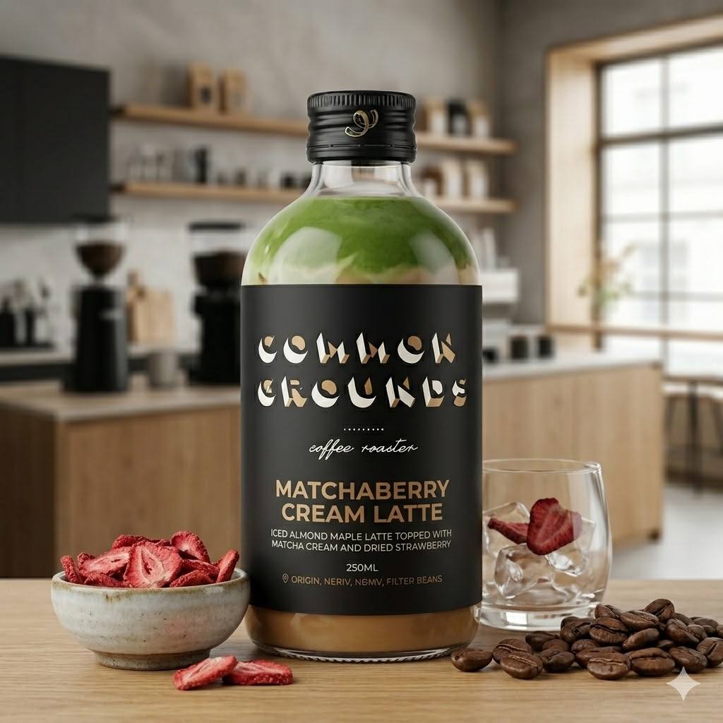Matchaberry Cream Latte